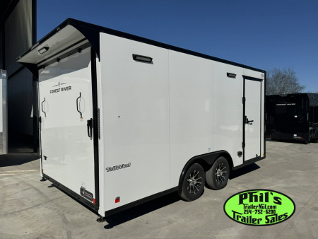 New Continental Cargo NEW 85X16 V-NOSE ELECTRICAL PACKAGE ENCLOSED MOTORCYCLE TRAILER TRAILER CARGO TRAILERS Motorcycle Trailer