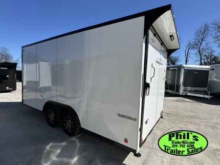 New Continental Cargo NEW 85X16 V-NOSE ELECTRICAL PACKAGE ENCLOSED MOTORCYCLE TRAILER TRAILER CARGO TRAILERS Motorcycle Trailer