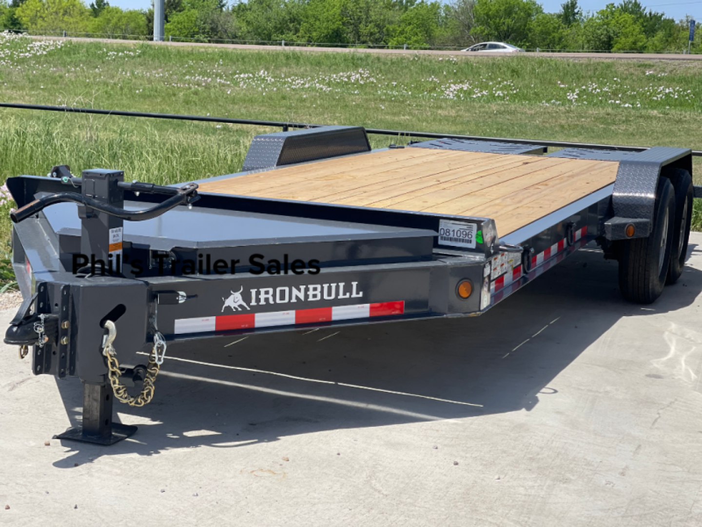 New IRON BULL NEW 18' EQUIPMENT TRAILER OPEN TRAILER UTILITY TRAILERS MEGA RAMP Equipment Trailer ONLY 1 AVAILABLE AT THIS PRICE!