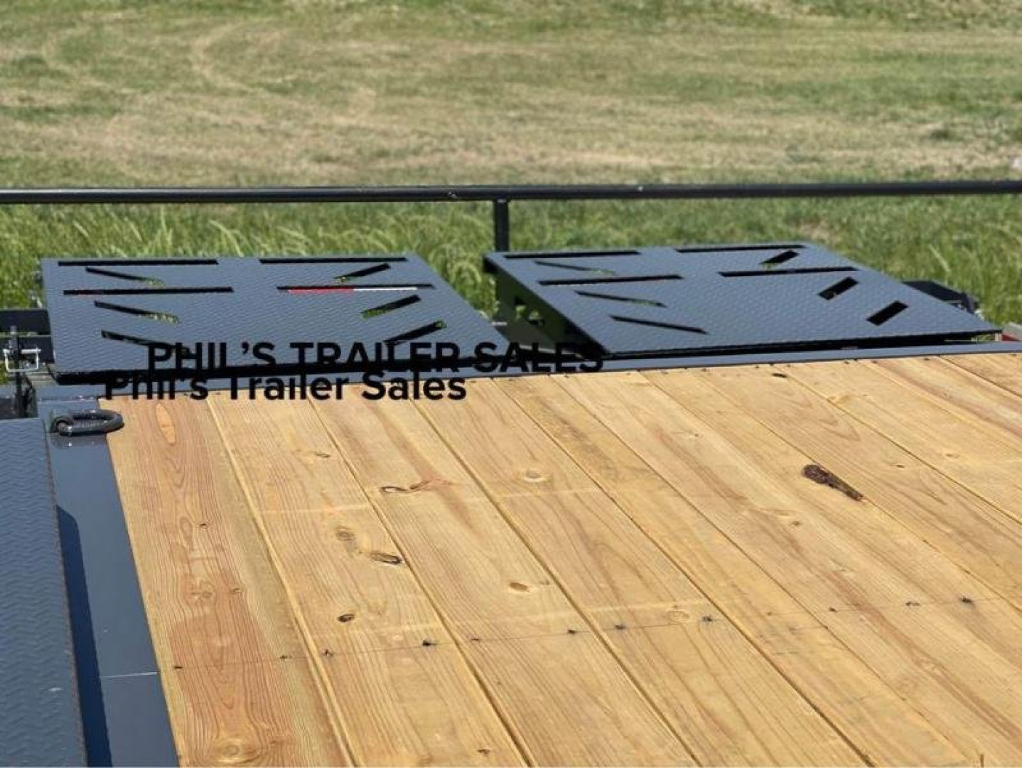 New IRON BULL NEW 18' EQUIPMENT TRAILER OPEN TRAILER UTILITY TRAILERS MEGA RAMP Equipment Trailer ONLY 1 AVAILABLE AT THIS PRICE!