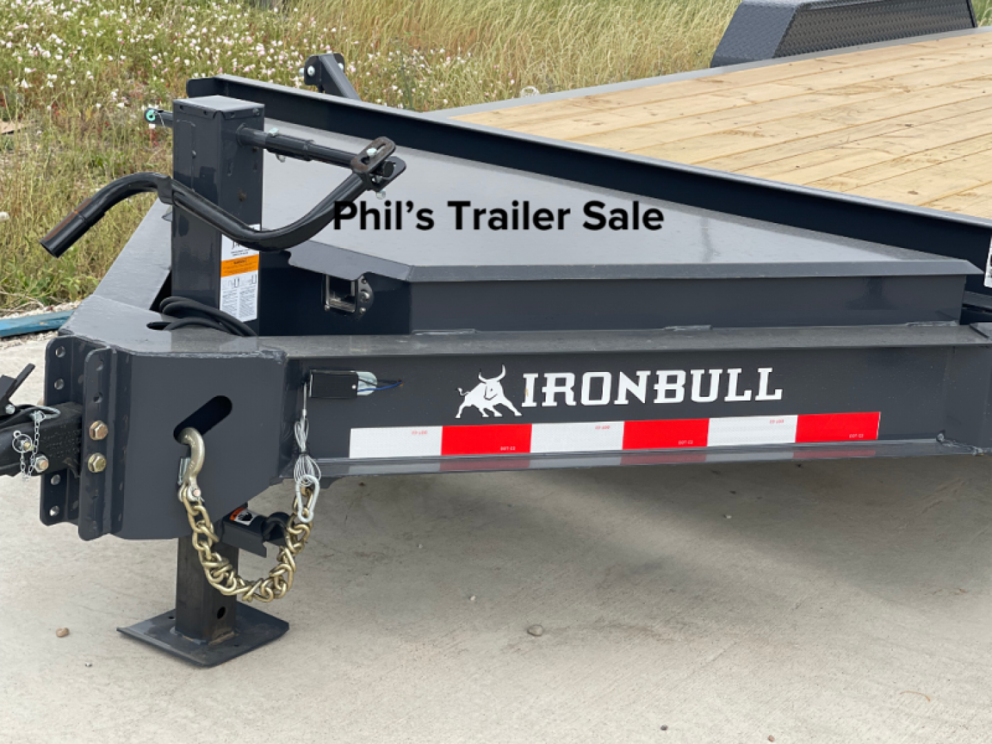 New IRON BULL NEW 18' EQUIPMENT TRAILER OPEN TRAILER UTILITY TRAILERS MEGA RAMP Equipment Trailer ONLY 1 AVAILABLE AT THIS PRICE!