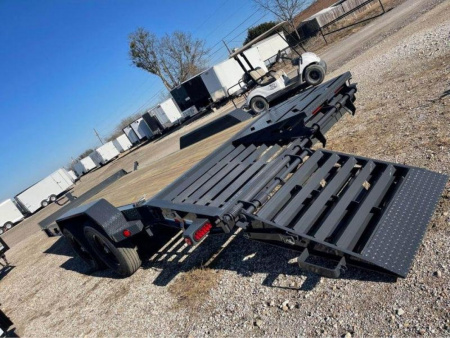 New IRON BULL NEW 18' EQUIPMENT TRAILER OPEN TRAILER UTILITY TRAILERS MEGA RAMP Equipment Trailer ONLY 1 AVAILABLE AT THIS PRICE!