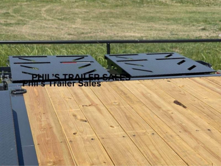 New IRON BULL NEW 18' EQUIPMENT TRAILER OPEN TRAILER UTILITY TRAILERS MEGA RAMP Equipment Trailer ONLY 1 AVAILABLE AT THIS PRICE!