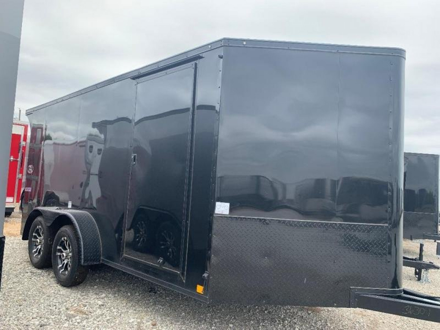 New Continental Cargo NEW 7X14 V-NOSE MOTORCYCLE TRAILER ENCLOSED TRAILER CARGO TRAILERS Motorcycle Trailer