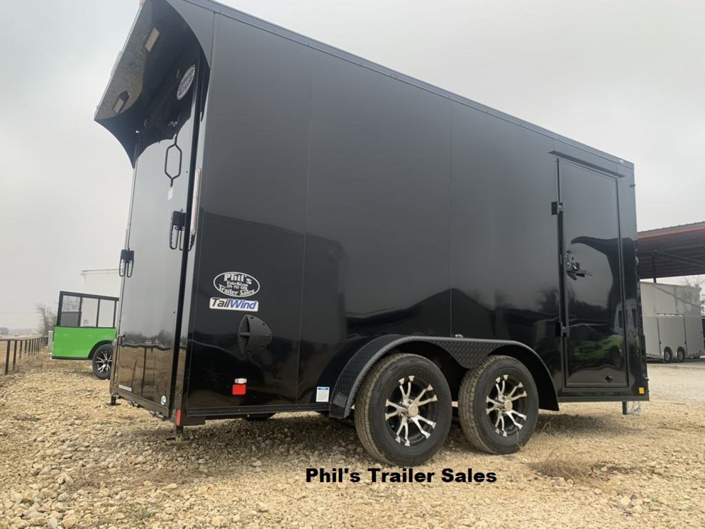 New Continental Cargo NEW 7X14 V-NOSE MOTORCYCLE TRAILER ENCLOSED TRAILER CARGO TRAILERS Motorcycle Trailer