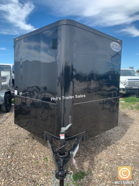 New Continental Cargo NEW 7X14 V-NOSE MOTORCYCLE TRAILER ENCLOSED TRAILER CARGO TRAILERS Motorcycle Trailer