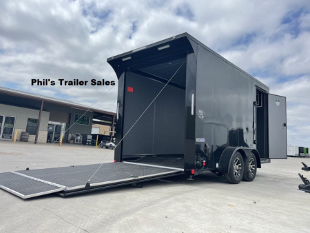 New Continental Cargo NEW 7X14 V-NOSE MOTORCYCLE TRAILER ENCLOSED TRAILER CARGO TRAILERS Motorcycle Trailer