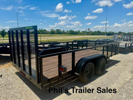 New Stanley Trailers 83X16 EXPANDED METAL SIDES Utility Trailer REAR GATE