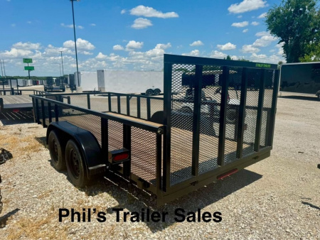 New Stanley Trailers 83X16 EXPANDED METAL SIDES Utility Trailer REAR GATE