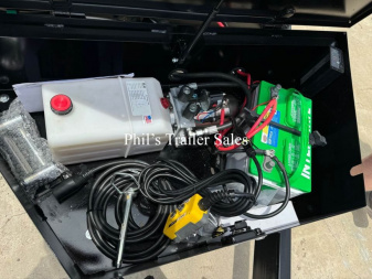 New 2024 83X20 Equipment Trailer W/ WINCH POWER TILT 14K TRAILER