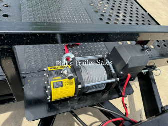 New 2024 83X24 Equipment Trailer POWER TILT TRAILER WINCH 14K TRAILER