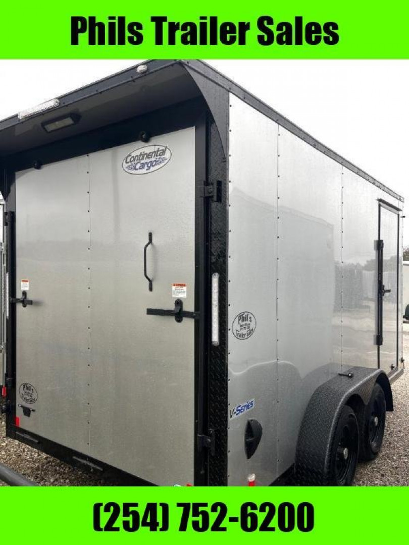 New 2025 CONTINENTAL CARGO NEW 7X16 V-NOSE ENCLOSED TRAILER UTV TRAILER CARGO TRAILER Cargo / Enclosed Trailer