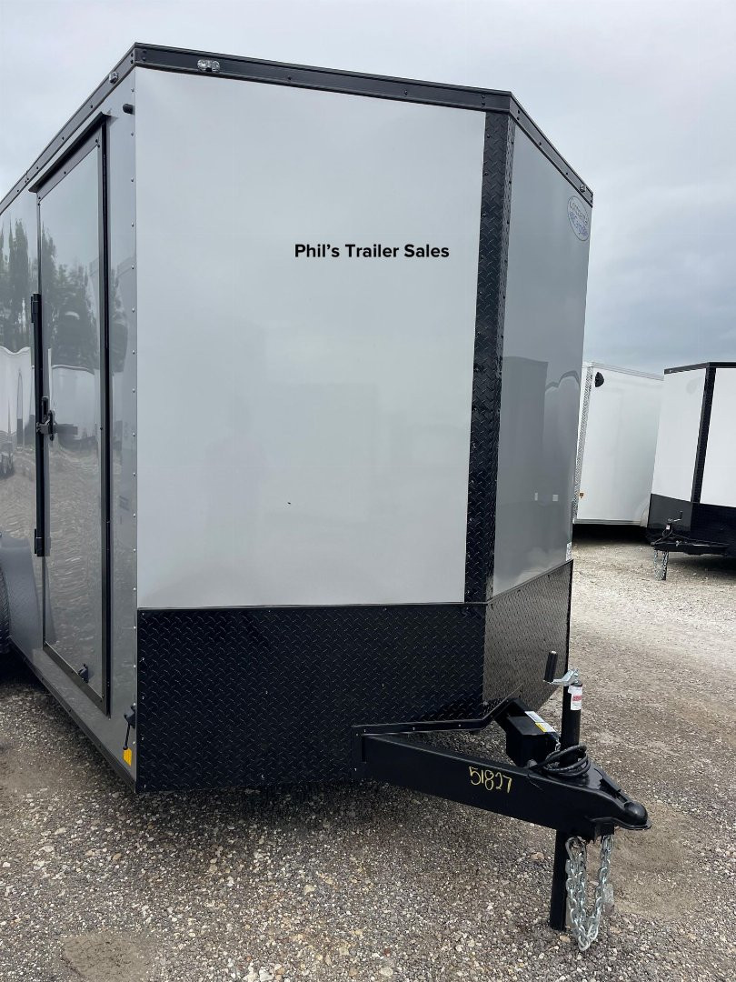 New 2025 CONTINENTAL CARGO NEW 7X16 V-NOSE ENCLOSED TRAILER UTV TRAILER CARGO TRAILER Cargo / Enclosed Trailer