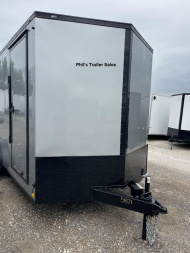 New 2025 CONTINENTAL CARGO NEW 7X16 V-NOSE ENCLOSED TRAILER UTV TRAILER CARGO TRAILER Cargo / Enclosed Trailer
