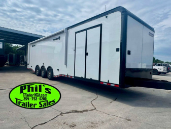 New 2025 34 BATHROOM HAULMARK EDGE PRO Car / Racing Trailer / ENCLOSED CARGO