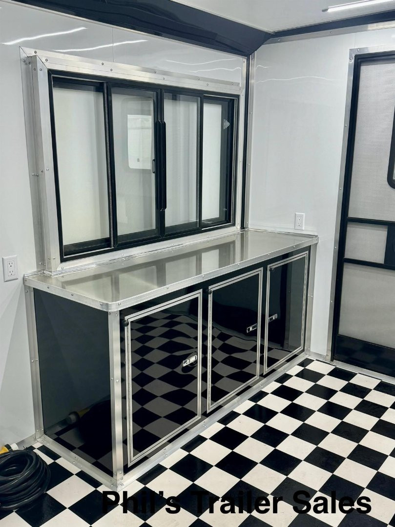 New 2025 Continental Cargo 8.5X28 VENDING TRAILER WITH BATHROOM Concession Trailer