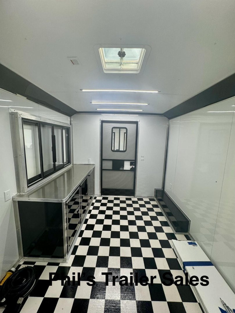 New 2025 Continental Cargo 8.5X28 VENDING TRAILER WITH BATHROOM Concession Trailer