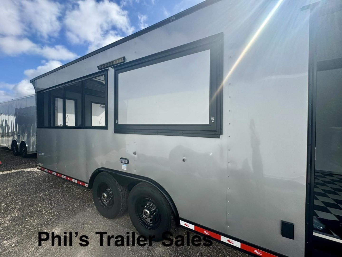 New 2025 Continental Cargo 8.5X28 VENDING TRAILER WITH BATHROOM Concession Trailer