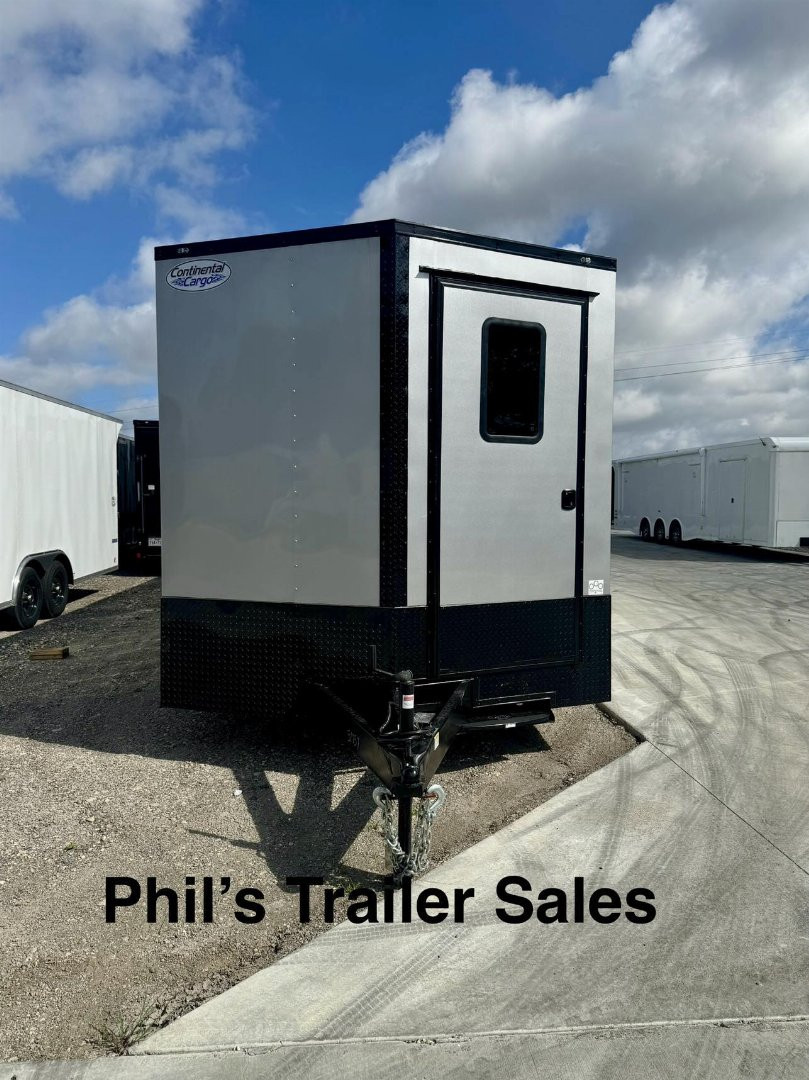 New 2025 Continental Cargo 8.5X28 VENDING TRAILER WITH BATHROOM Concession Trailer