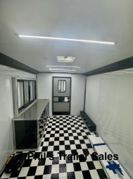 New 2025 Continental Cargo 8.5X28 VENDING TRAILER WITH BATHROOM Concession Trailer