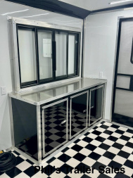 New 2025 Continental Cargo 8.5X28 VENDING TRAILER WITH BATHROOM Concession Trailer