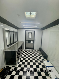 New 2025 Continental Cargo 8.5X28 VENDING TRAILER WITH BATHROOM Concession Trailer