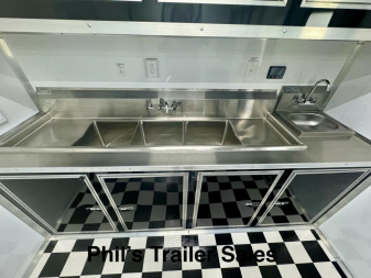 New 2025 Continental Cargo 8.5X28 VENDING TRAILER WITH BATHROOM Concession Trailer