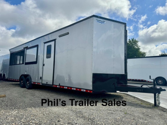 New 2025 Continental Cargo 8.5X28 VENDING TRAILER WITH BATHROOM Concession Trailer