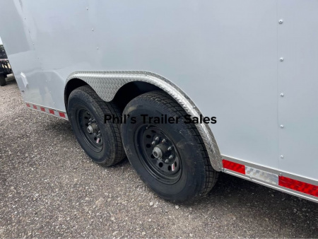 New Stallion Manufacturing LLC 8.5 X 16 14 K ENCLOSED TRAILER 7' 4" INTERIOR HT Cargo / Enclosed Trailer
