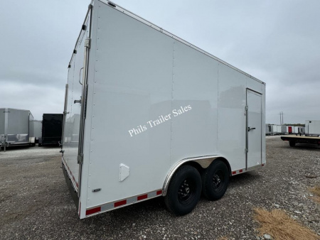 New Stallion Manufacturing LLC 8.5 X 16 14 K ENCLOSED TRAILER 7' 4" INTERIOR HT Cargo / Enclosed Trailer