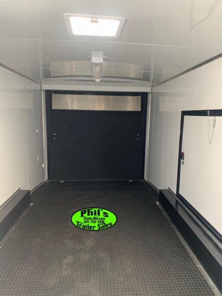 New 8.5x32 BATHROOM PACKAGE & ESCAPE DOOR Car / Racing Trailer ENCLOSED CAR HAULER