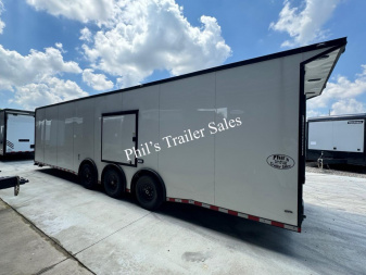 New 2024 8.5x32 Car / Racing Trailer BATHROOM PACKAGE CAR HAULER