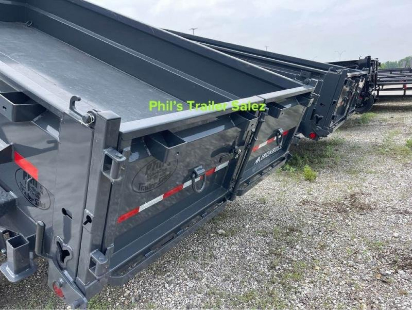New RED TAG SALE!! 2024 IRON BULL 83X16 DUMP TRAILER IRON BULL POWDER COATED DUP TRAILERS Dump Trailer 2024 CLOSE OUT MODEL ONLY 1 AVAILABLE AT THIS PRICE!