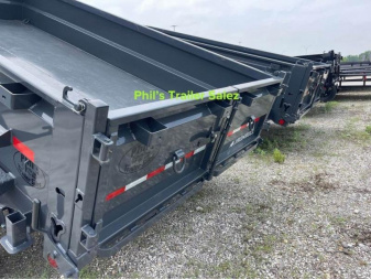 New RED TAG SALE!! 2024 IRON BULL 83X16 DUMP TRAILER IRON BULL POWDER COATED DUP TRAILERS Dump Trailer 2024 CLOSE OUT MODEL ONLY 1 AVAILABLE AT THIS PRICE!