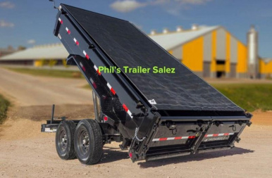 New RED TAG SALE!! 2024 IRON BULL 83X16 DUMP TRAILER IRON BULL POWDER COATED DUP TRAILERS Dump Trailer 2024 CLOSE OUT MODEL ONLY 1 AVAILABLE AT THIS PRICE!