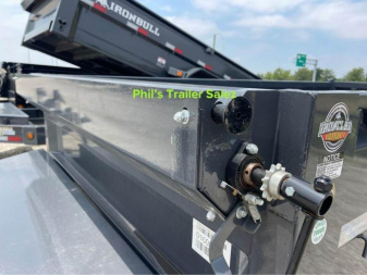 New RED TAG SALE!! 2024 IRON BULL 83X16 DUMP TRAILER IRON BULL POWDER COATED DUP TRAILERS Dump Trailer 2024 CLOSE OUT MODEL ONLY 1 AVAILABLE AT THIS PRICE!