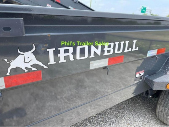 New RED TAG SALE!! 2024 IRON BULL 83X16 DUMP TRAILER IRON BULL POWDER COATED DUP TRAILERS Dump Trailer 2024 CLOSE OUT MODEL ONLY 1 AVAILABLE AT THIS PRICE!