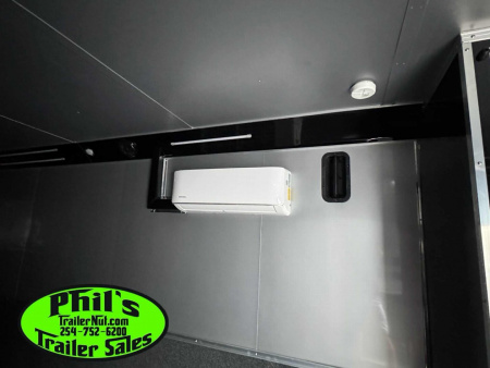 New CONTINENTAL CARGO 52' LIVING QUARTERS Car / Racing Trailer BATHROOM PACKAGE, DUAL MINI SPLIT & GENERATOR