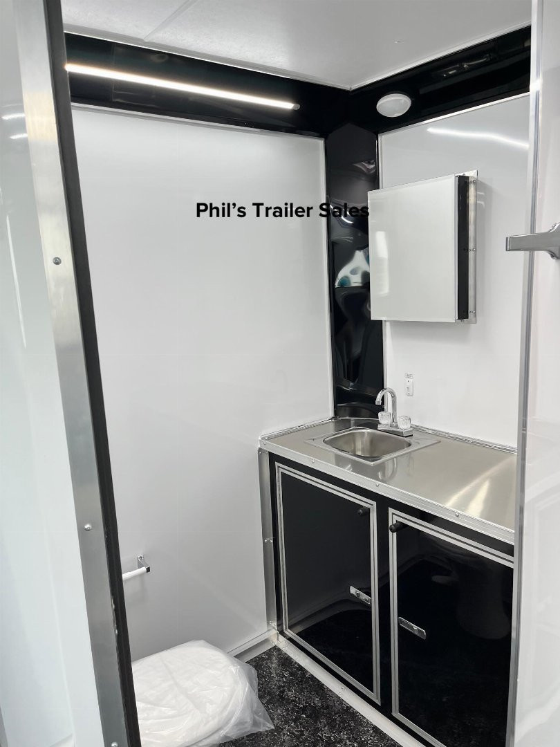 New Continental Cargo 8.5X20 OFFICE TRAILER WITH MINI SPLIT & BATHROOM PACKAGE JOBSITE TRAILER