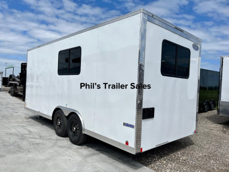 New Continental Cargo 8.5X20 OFFICE TRAILER WITH MINI SPLIT & BATHROOM PACKAGE JOBSITE TRAILER