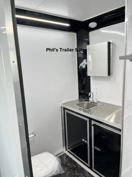 New Continental Cargo 8.5X20 OFFICE TRAILER WITH MINI SPLIT & BATHROOM PACKAGE JOBSITE TRAILER