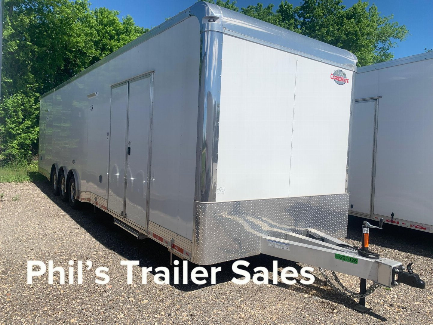 New 2023 Cargo Mate 34' ALL ALUMINUM Car / Racing Trailer BATHROOM TRAILER CLOSEOUT PRICE! ONLY ONE AVAILABLE AT THIS PRICE!