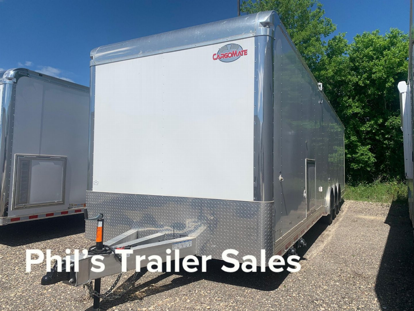 New 2023 Cargo Mate 34' ALL ALUMINUM Car / Racing Trailer BATHROOM TRAILER CLOSEOUT PRICE! ONLY ONE AVAILABLE AT THIS PRICE!