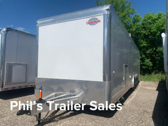 New 2023 Cargo Mate 34' ALL ALUMINUM Car / Racing Trailer BATHROOM TRAILER CLOSEOUT PRICE! ONLY ONE AVAILABLE AT THIS PRICE!