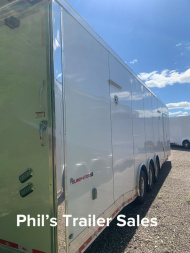 New 2023 Cargo Mate 34' ALL ALUMINUM Car / Racing Trailer BATHROOM TRAILER CLOSEOUT PRICE! ONLY ONE AVAILABLE AT THIS PRICE!