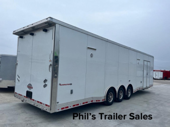 New 2023 Cargo Mate 34' ALL ALUMINUM Car / Racing Trailer BATHROOM TRAILER CLOSEOUT PRICE! ONLY ONE AVAILABLE AT THIS PRICE!