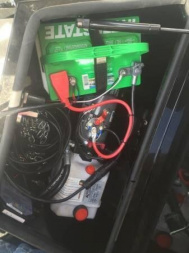 New 2024 IRON BULL NEW 83X12 DUMP TRAILER OPEN UTILITY W/TARP AND RAMP Dump Trailer