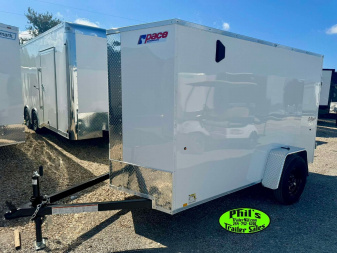 New 2025 PACE AMERICAN NEW 5X10 V-NOSE ENCLOSED TRAILER CARGO TRAILER Cargo / Enclosed Trailer