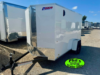 New 2025 PACE AMERICAN NEW 5X10 V-NOSE ENCLOSED TRAILER CARGO TRAILER Cargo / Enclosed Trailer