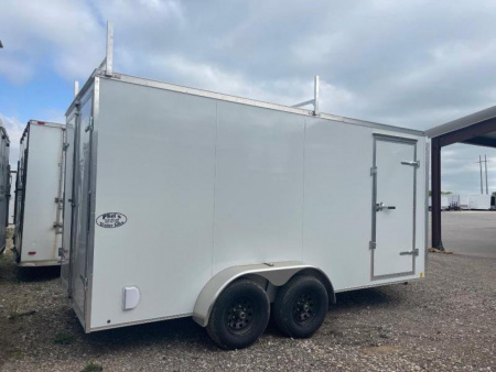 New 7X16 CellTech CONTRACTOR PACKAGE DOUBLE DOORS Enclosed Cargo Trailer